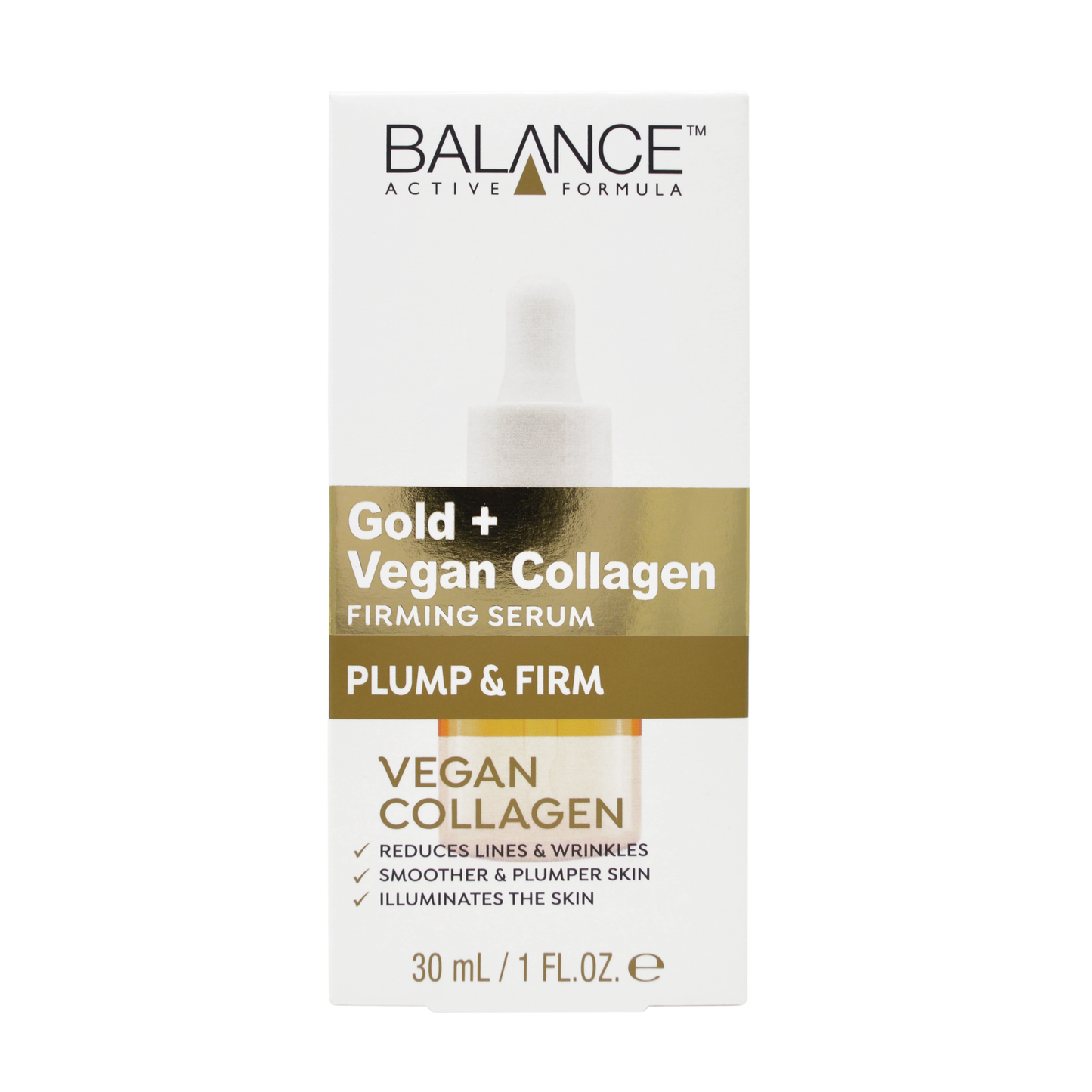 Gold + Marine Collagen Rejuvenating Serum 30ml - Balance Active Formula