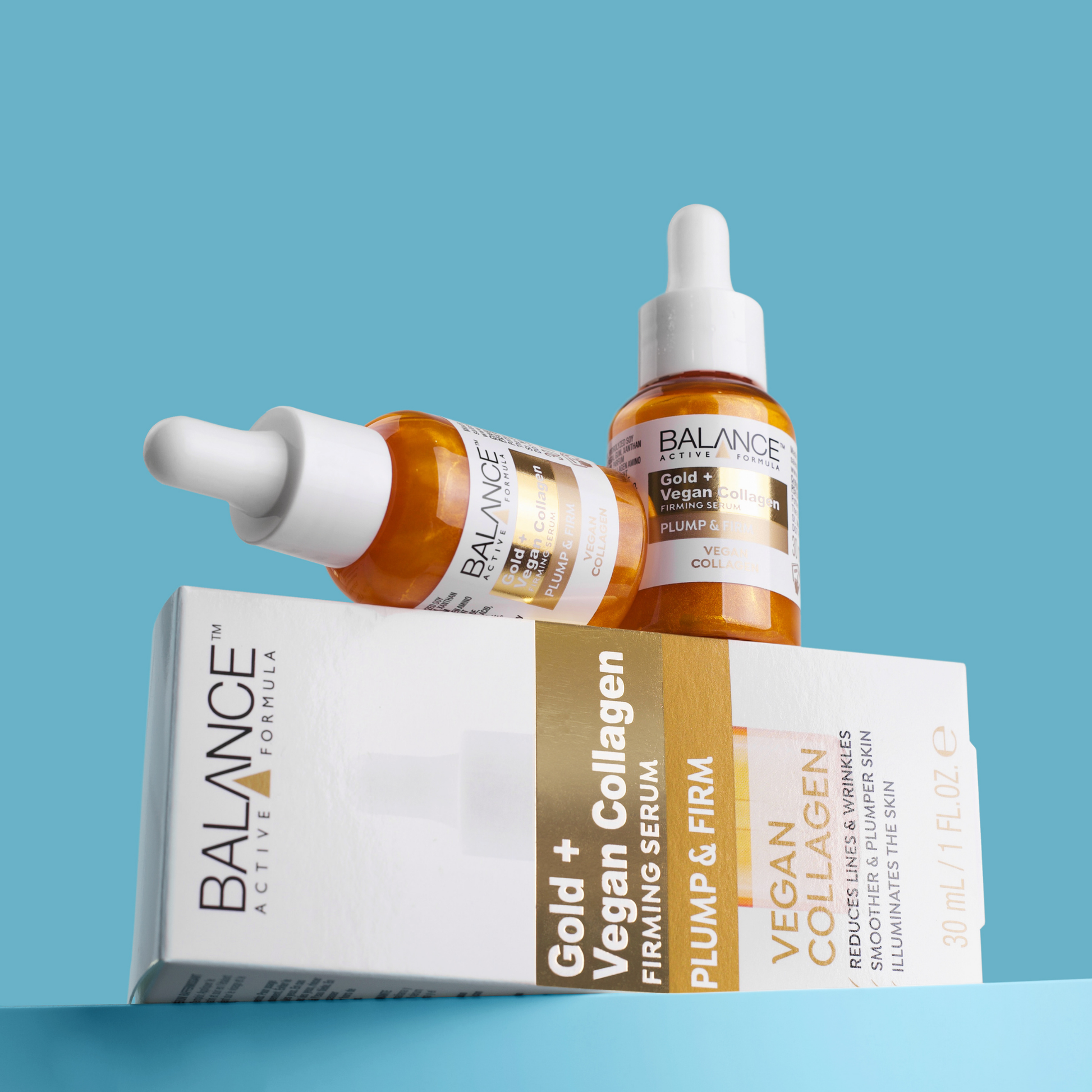 Gold + Marine Collagen Rejuvenating Serum 30ml - Balance Active Formula