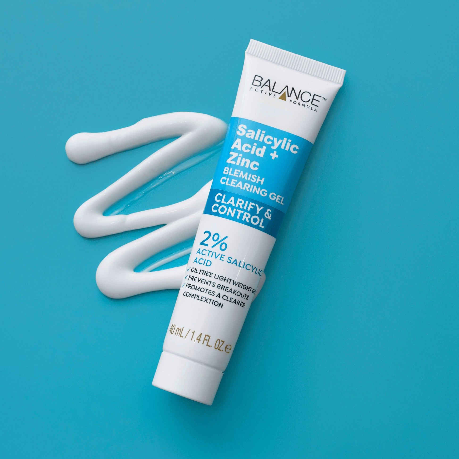 Balance Active Formula Salicylic Acid + Zinc Blemish Clearing Gel 40ml - Balance Active Formula