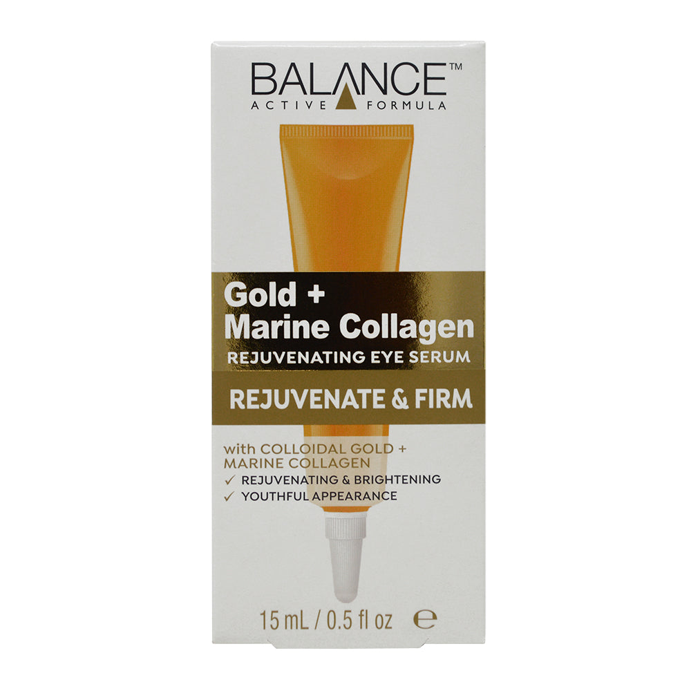 Gold + Marine Collagen Rejuvenating Eye Serum 15ml - Balance Active Formula