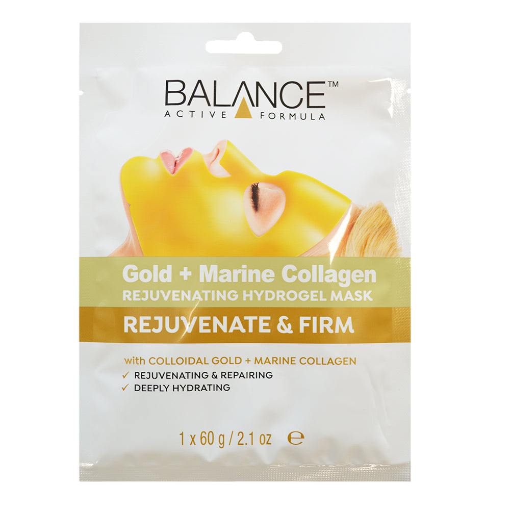 Gold + Marine Collagen Rejuvenating Hydrogel Mask - Balance Active Formula
