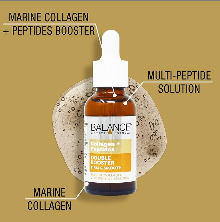 COLLAGEN + 2.5% PEPTIDE SOLUTION BOOSTER - Balance Active Formula