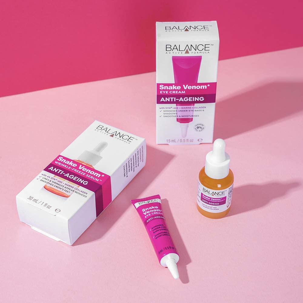 Skincare Snake Venom Wrinkle-Freeze Serum 30ml - Balance Active Formula