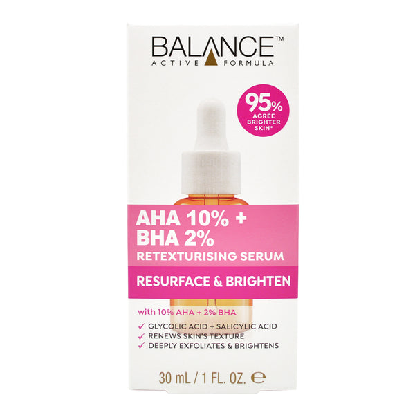 Balance Activce AHA 10% + BHA 2% Serum - Balance Active Formula