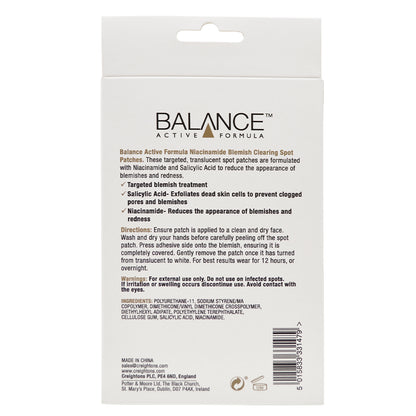 Balance Active Niacinamide Spot Patches - Balance Active Formula