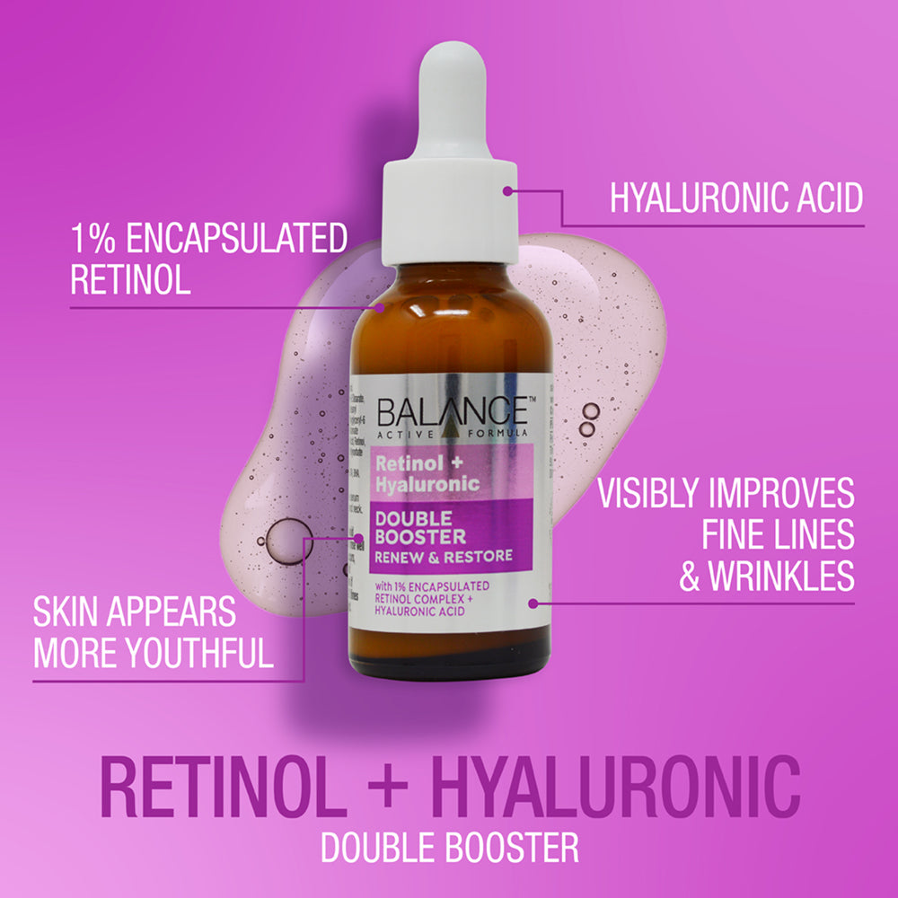 Retinol + Hyaluronic Booster 30ml Balance Active Formula